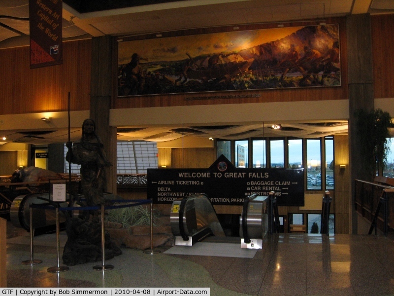 Great Falls International Airport (GTF) - Nice facility for airline traffic