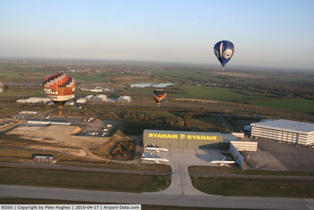 London Stansted Airport, London, England United Kingdom (EGSS) - Stansted, closed by volcanic ash, provides an opportunity for balloon flight