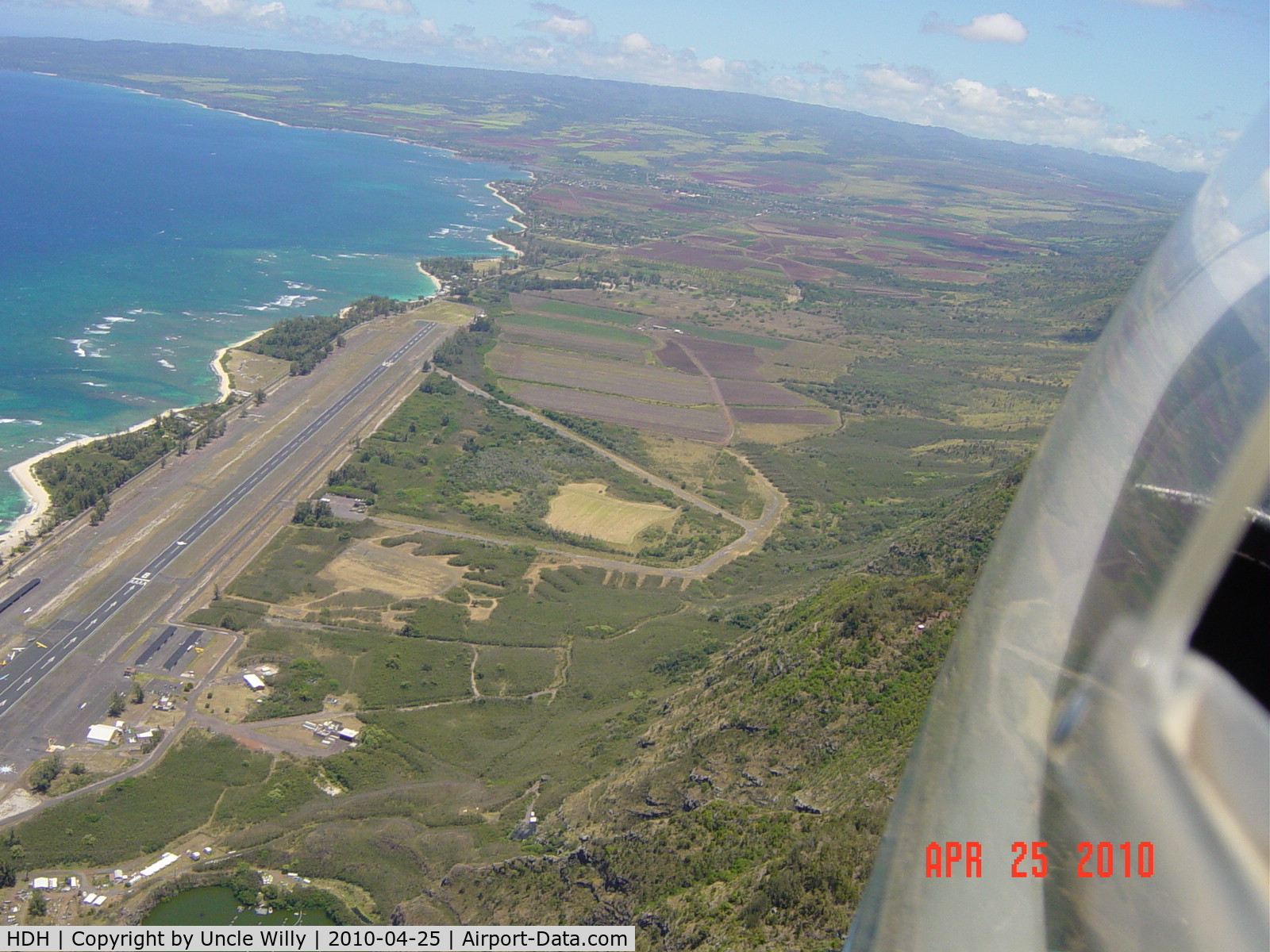 Dillingham Airfield Airport (HDH) - View of HDH RWY 08 - gliders in foreground, skydivers at far end.