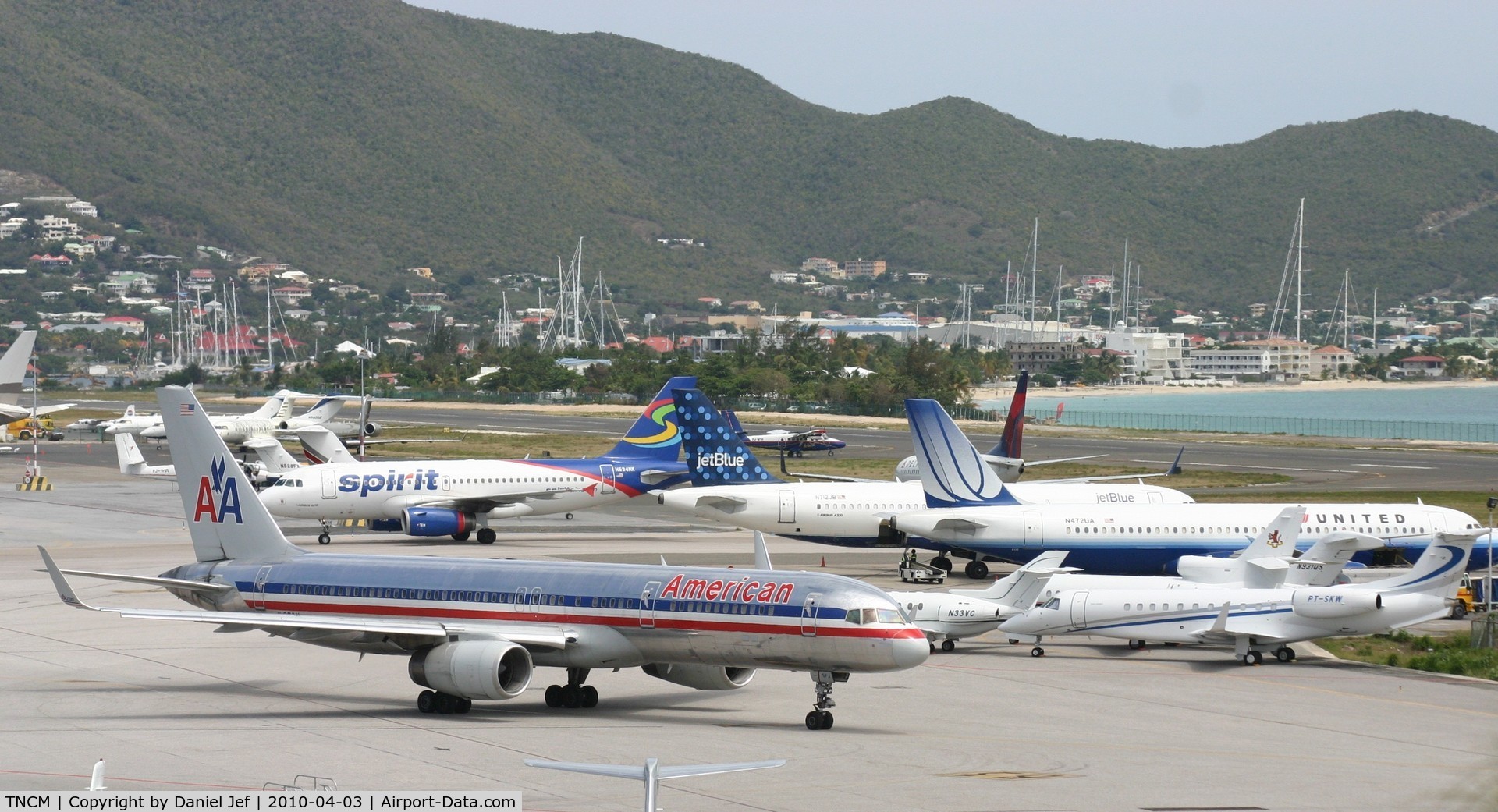 Princess Juliana International Airport, Philipsburg, Sint Maarten Netherlands Antilles (TNCM) - Just a next buzy day at TNCM