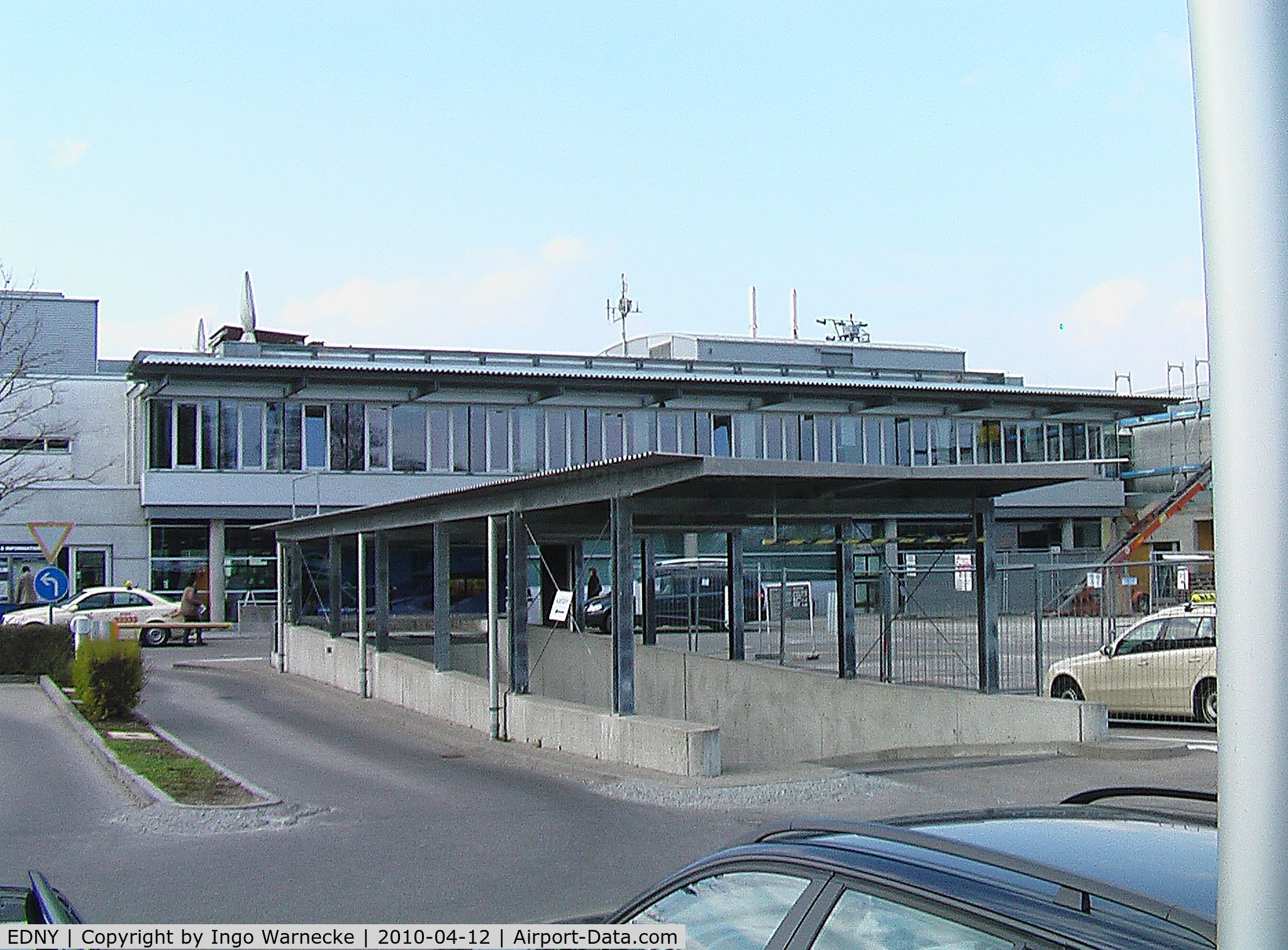 Bodensee Airport, Friedrichshafen Germany (EDNY) - the new terminal (streetside)