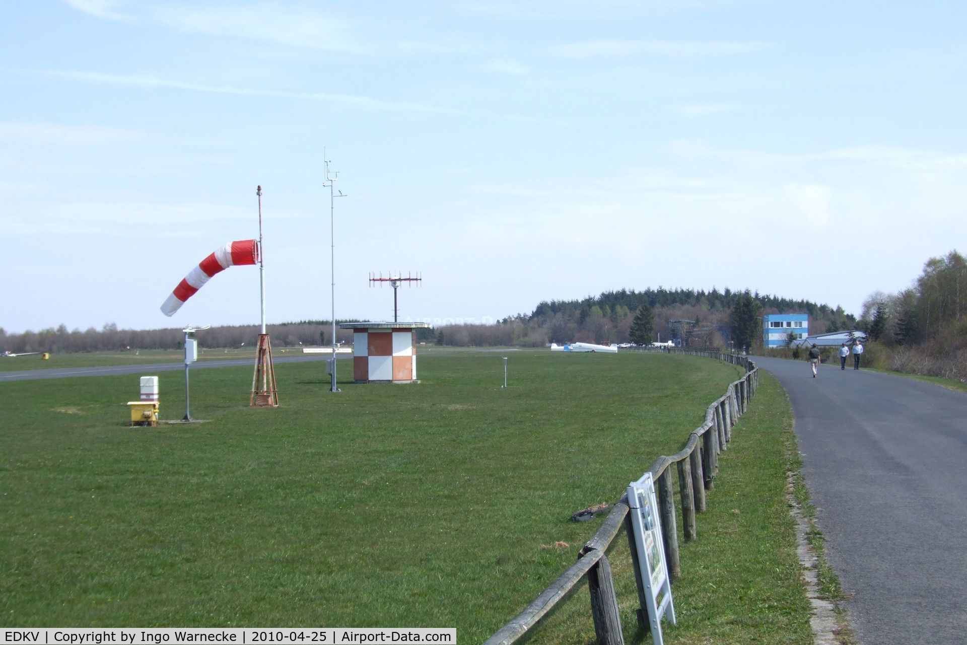 Dahlemer Binz Airport, Dahlem Germany (EDKV) - looking east from the western end of the public viewing area