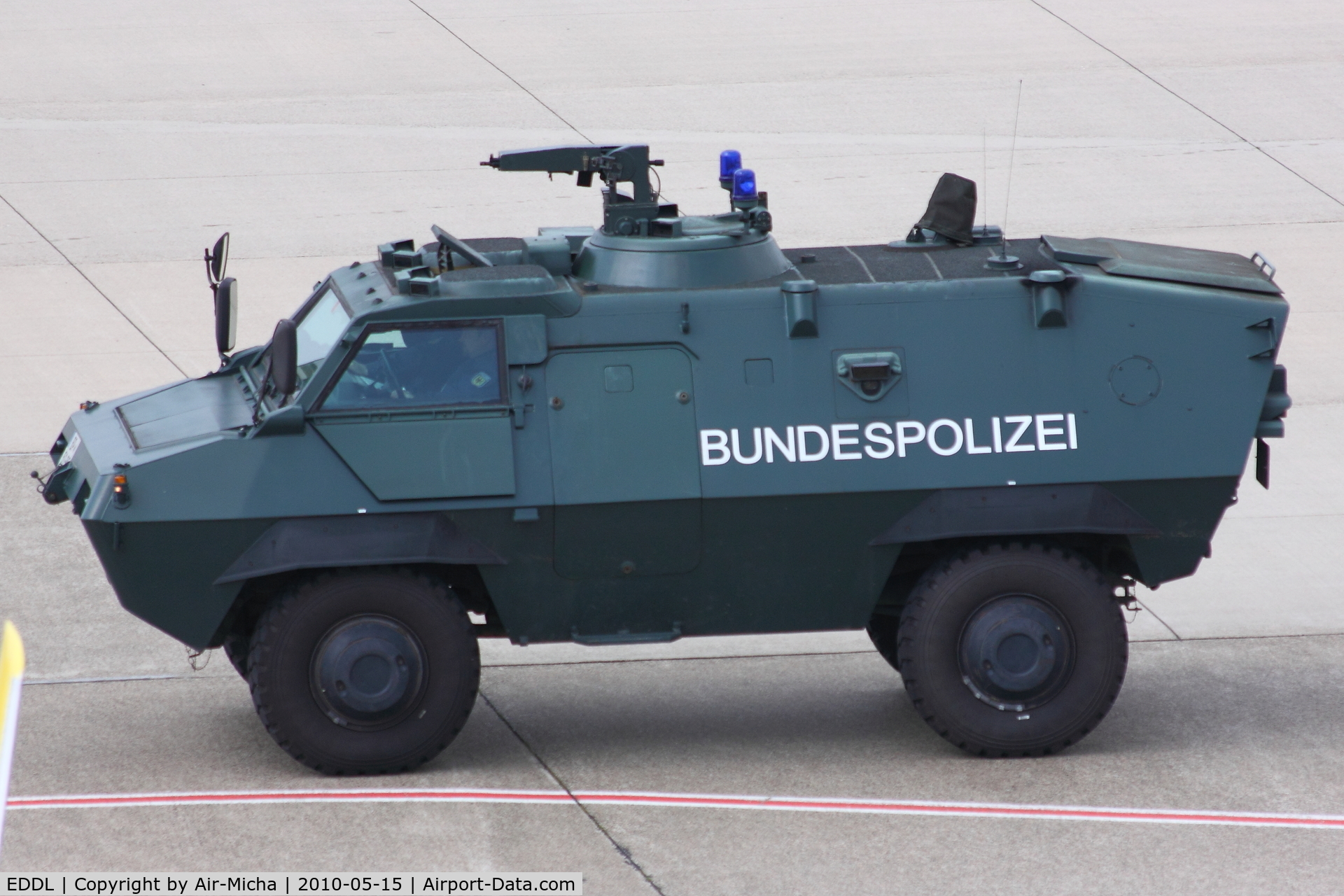 Düsseldorf International Airport, Düsseldorf Germany (EDDL) - Police Armored Car