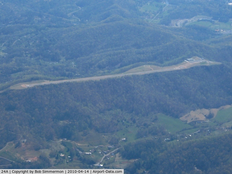 Jackson County Airport (24A) - Looking east