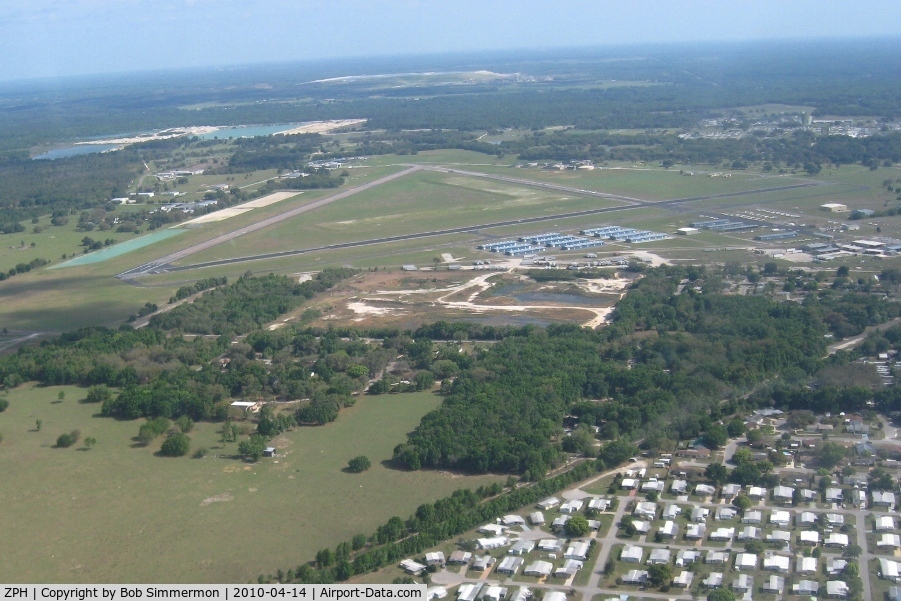 Zephyrhills Municipal Airport (ZPH) - Approaching from the north