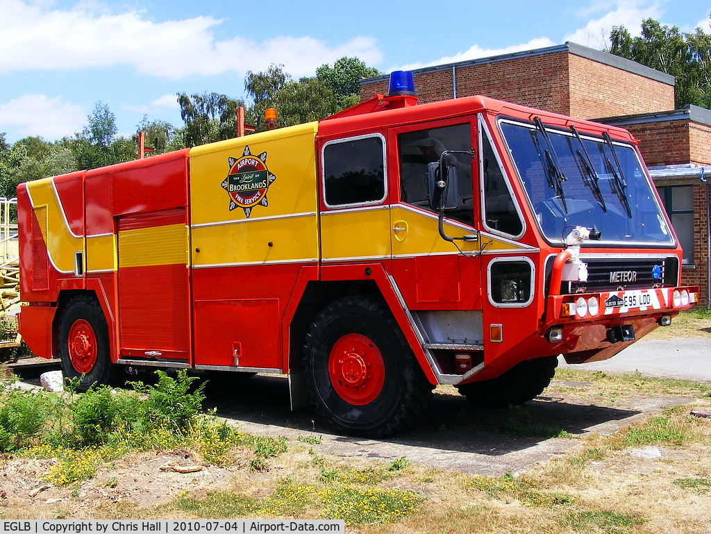 EGLB Airport - Airport Fire truck preserved at the Brooklands Museum