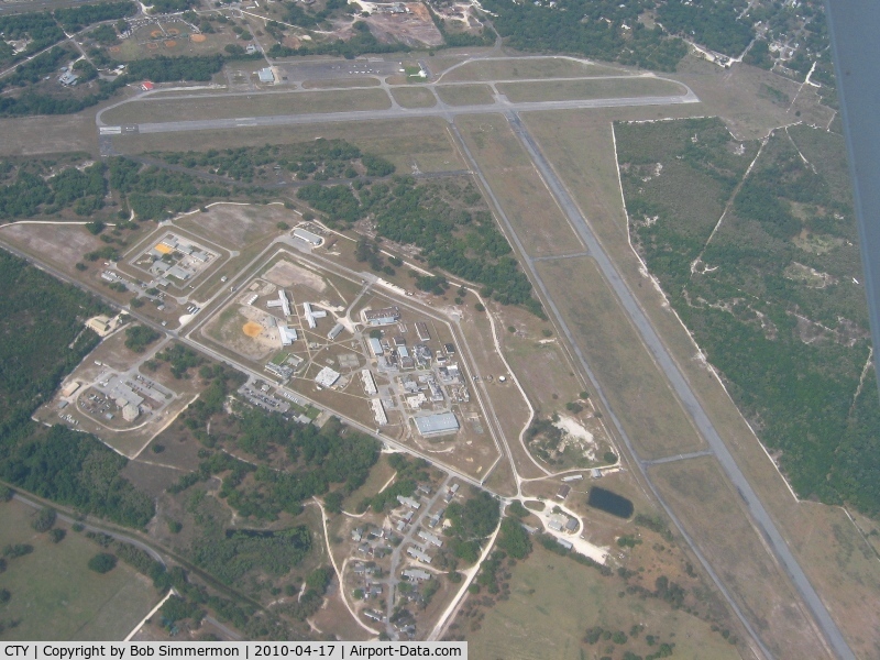 Cross City Airport (CTY) - Looking west from 6500'