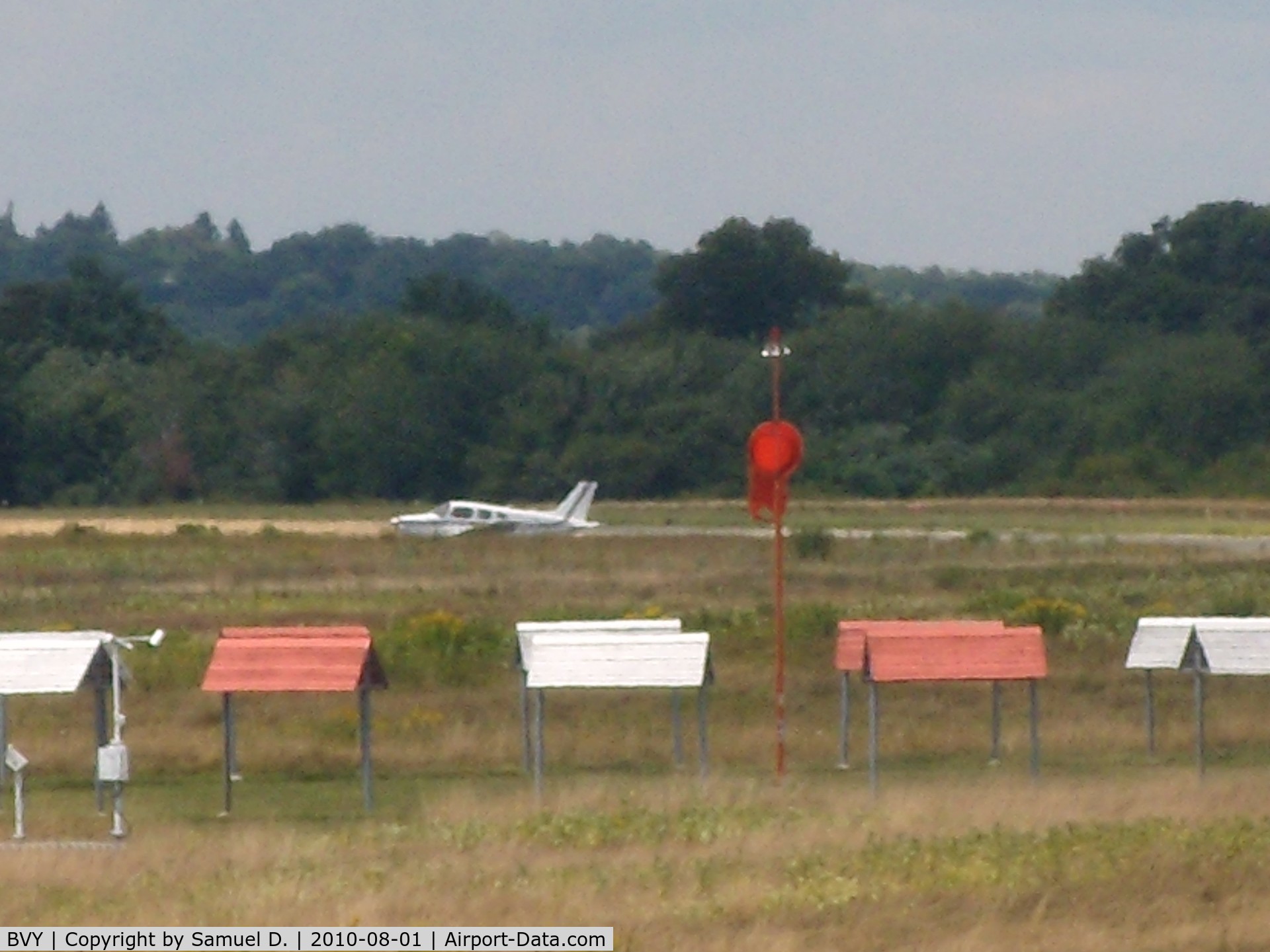 Beverly Municipal Airport (BVY) - KBVY windsock - active runway 16