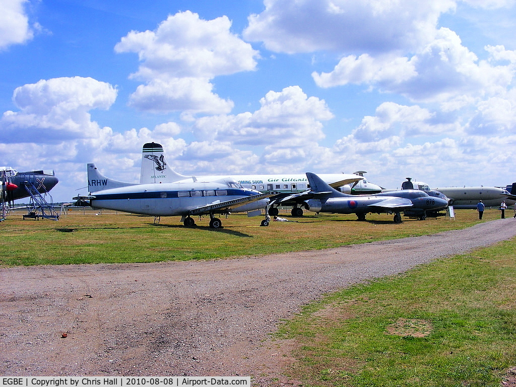 Coventry Airport, Coventry, England United Kingdom (EGBE) - static display area at Coventry 'Airbase'