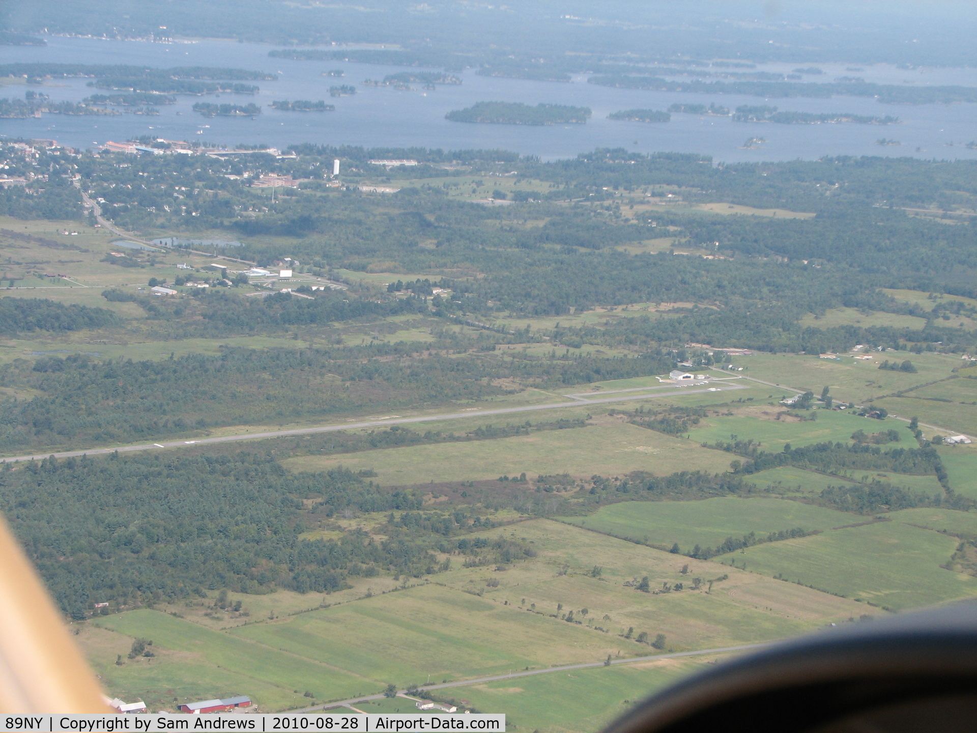 Maxson Airfield Airport (89NY) - Left Downwind for 24