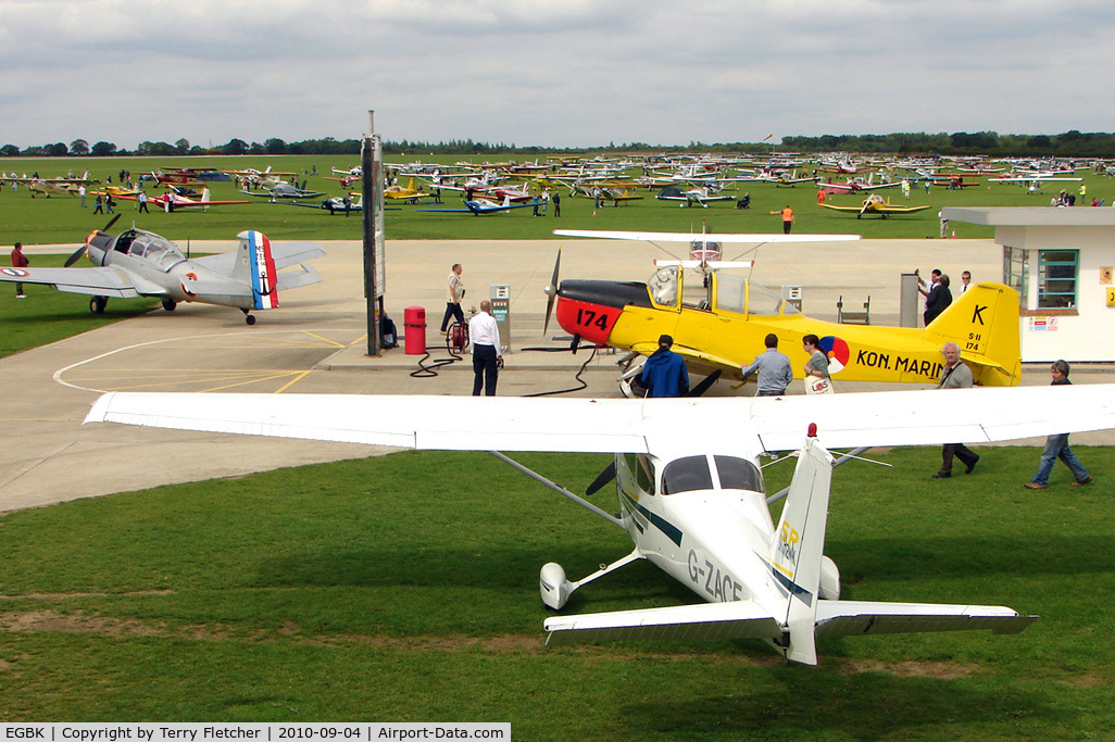 Sywell Aerodrome Airport, Northampton, England United Kingdom (EGBK) - Sywell hosted the 2010 National LAA Rally - which was well supported by pilots and enthusiasts alike - over 800 aircraft on the first 2 days