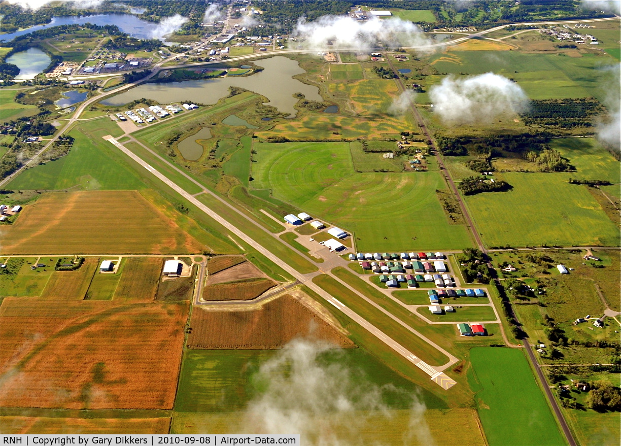 New Richmond Regional Airport (RNH) - New Richmond Regional looking from north to south.