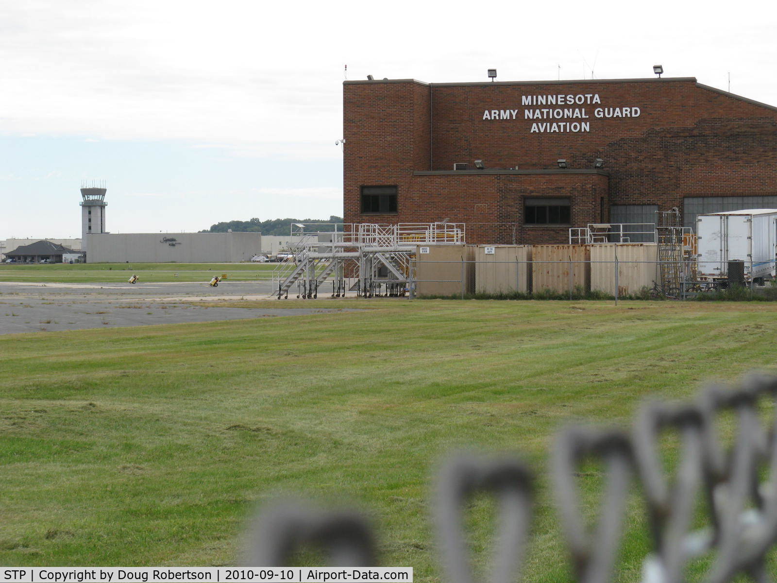 St Paul Downtown Holman Fld Airport (STP) - Minnesota Army National Guard Aviation Building 