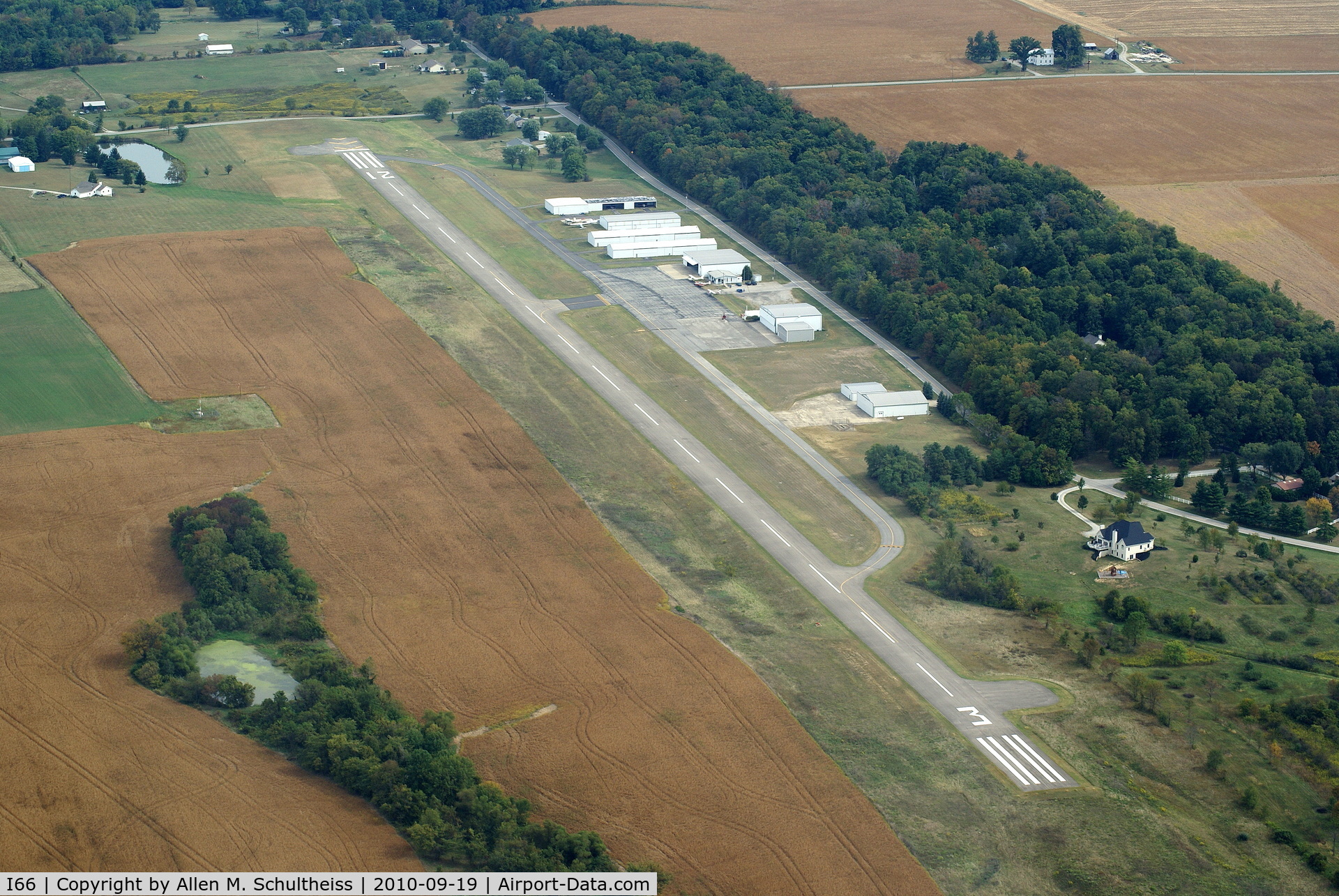 Clinton Field Airport (I66) - Looking Northeast