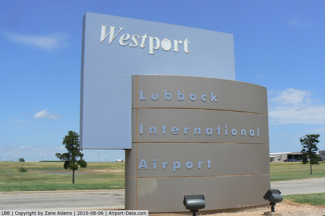 Lubbock Preston Smith International Airport (LBB) - West side entrance at the Lubbock International Airport