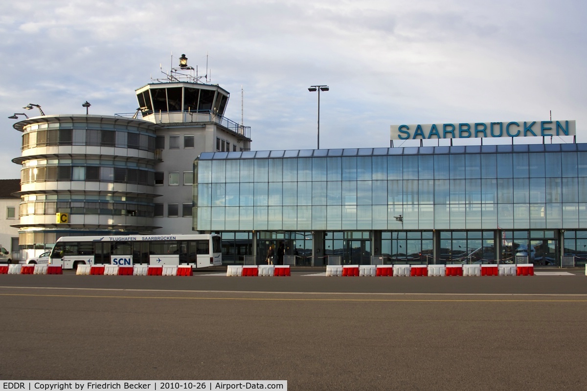 Saarbrücken Airport, Saarbrücken Germany (EDDR) - terminal building at Saarbrücken