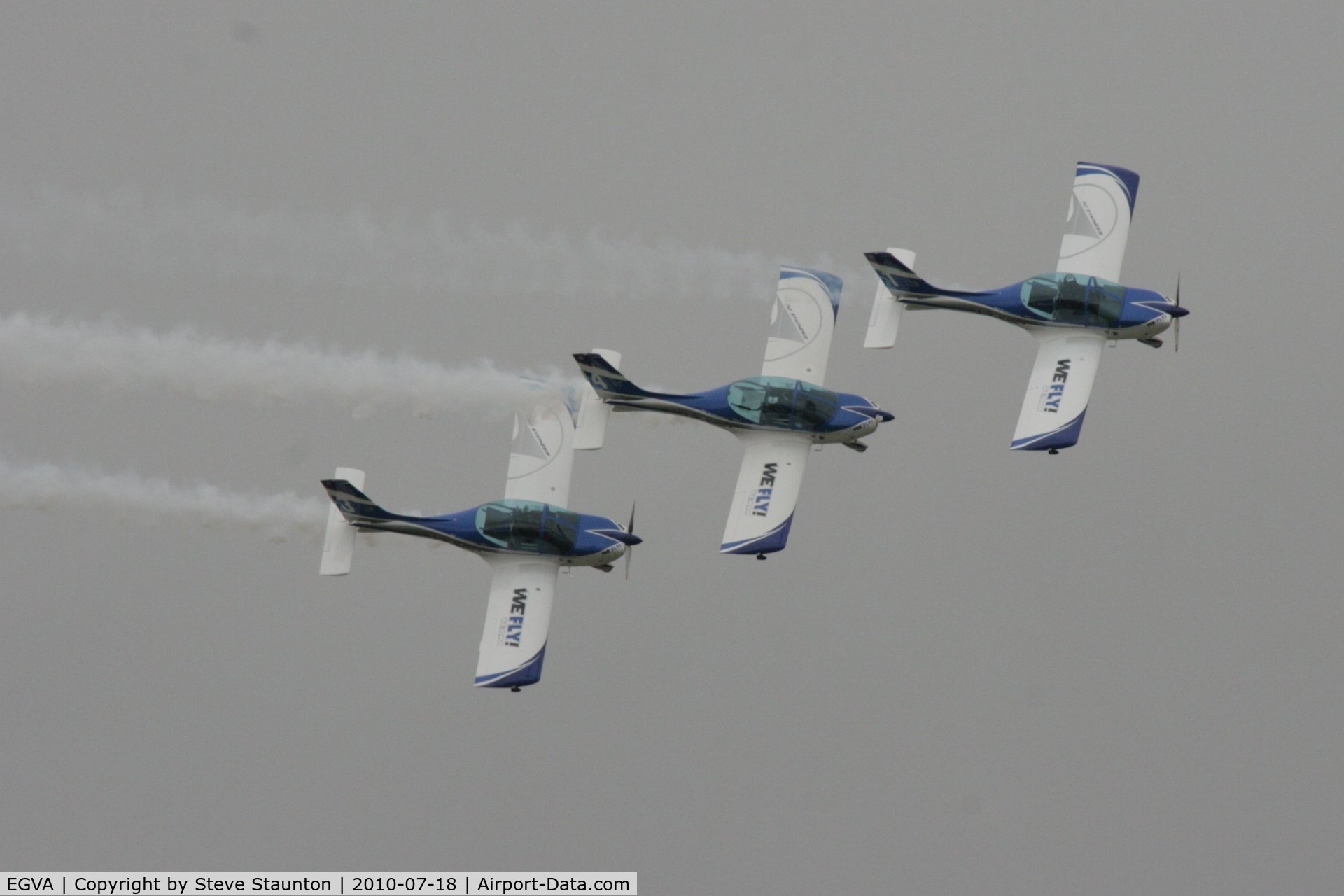 RAF Fairford Airport, Fairford, England United Kingdom (EGVA) - Texan Team, three disabed pilots flying close formation in these ultra lights - taken at the Royal International Air Tattoo 2010