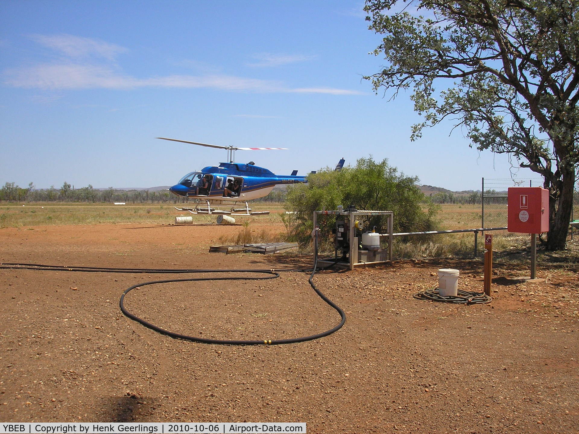 YBEB Airport - Bellburn Airstrip , Kimberley's , WA

 Fuel  pump