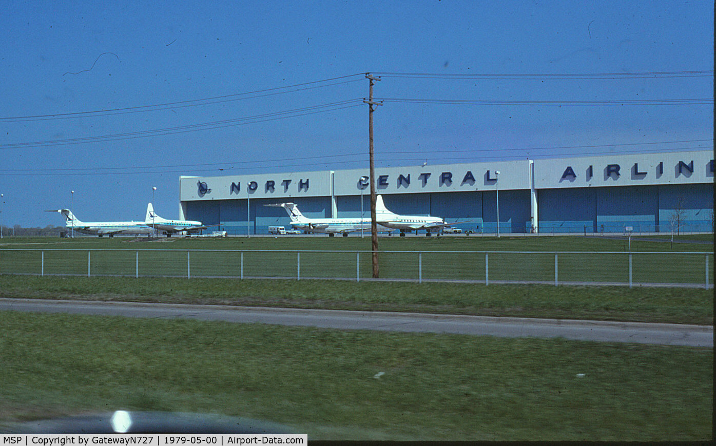 Minneapolis-st Paul Intl/wold-chamberlain Airport (MSP) - North Central hangar.