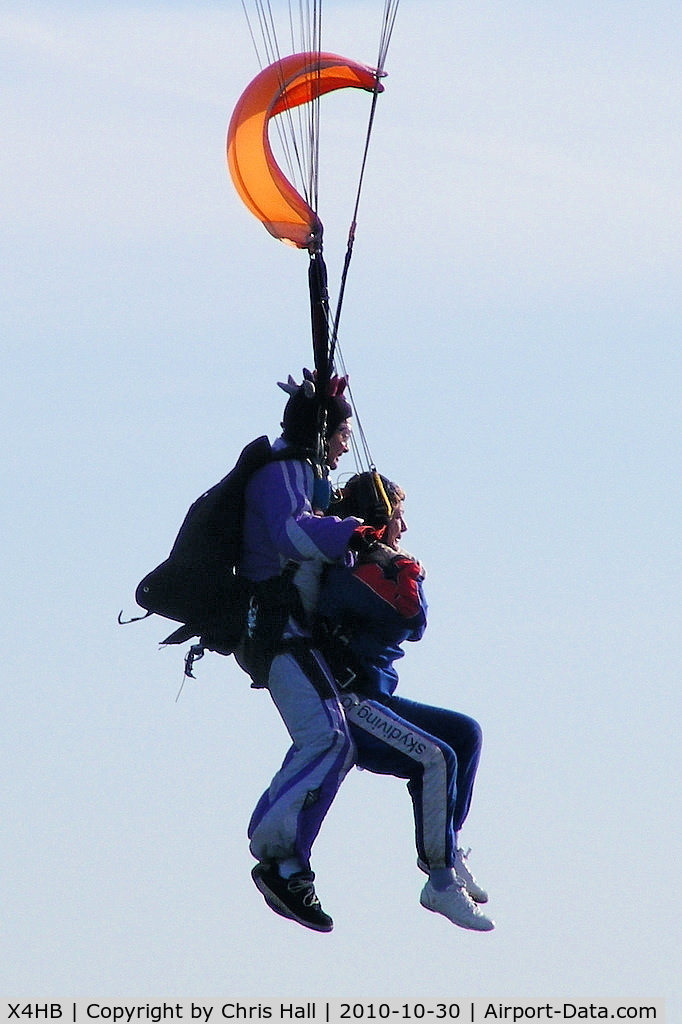 X4HB Airport - Skydivers at Hibaldstow airfield, Lincolnshire