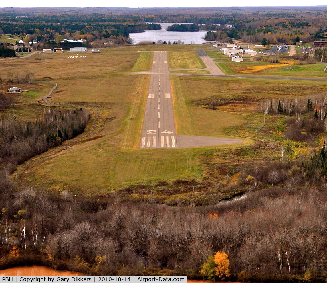 Price County Airport (PBH) - Short final ~ Runway 24
