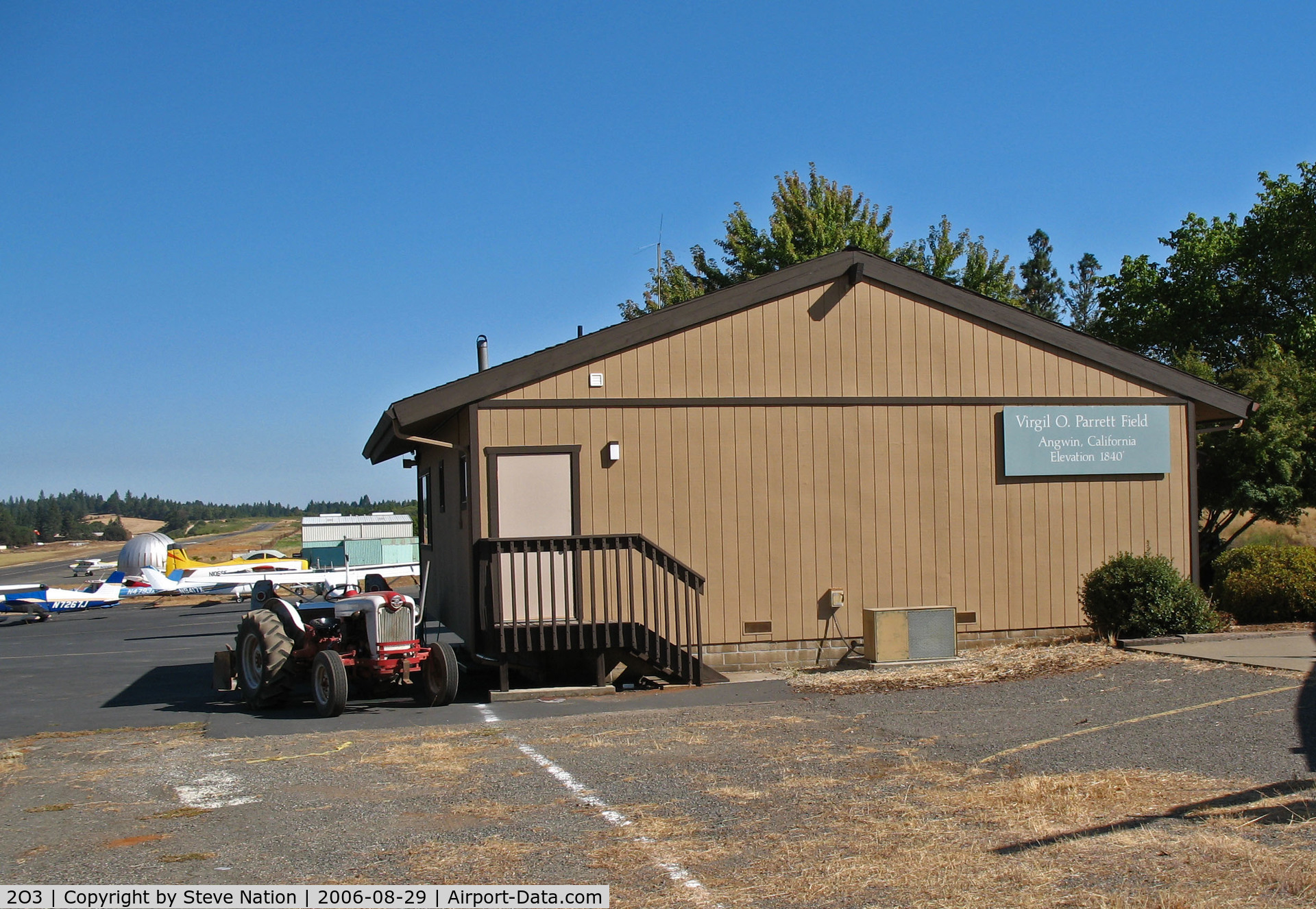 Angwin-parrett Field Airport (2O3) - Pacific Union College aviation program offices and pilot center at Virgil O. Parrett Field, Angwin, CA 