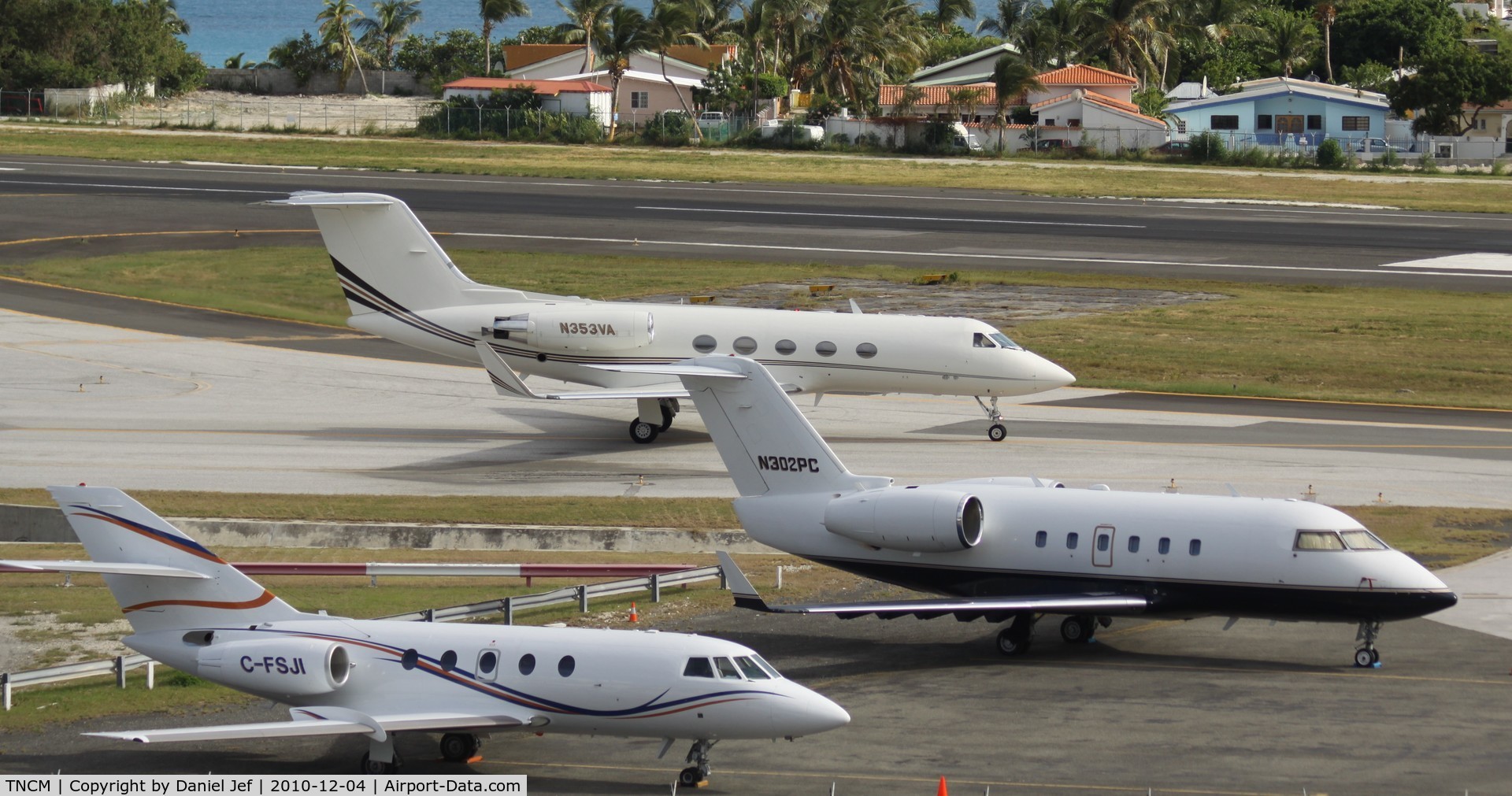 Princess Juliana International Airport, Philipsburg, Sint Maarten Netherlands Antilles (TNCM) - Some privates at TNCM