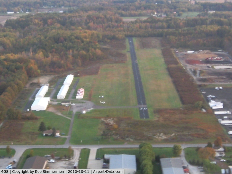 Columbia Airport (4G8) - Looking north up RWY 36