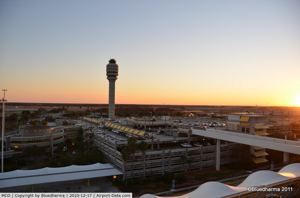 Orlando International Airport (MCO) - Orlando Airport from the onsite Hyatt Hotel.