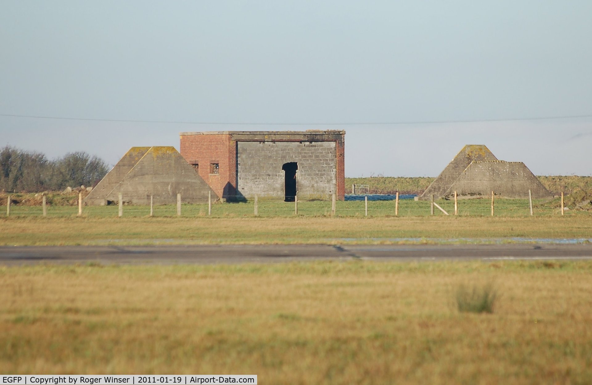 Pembrey Airport, Pembrey, Wales United Kingdom (EGFP) - Remains of the 1940's bomb store on the former RAF Station Pembrey airfield site.