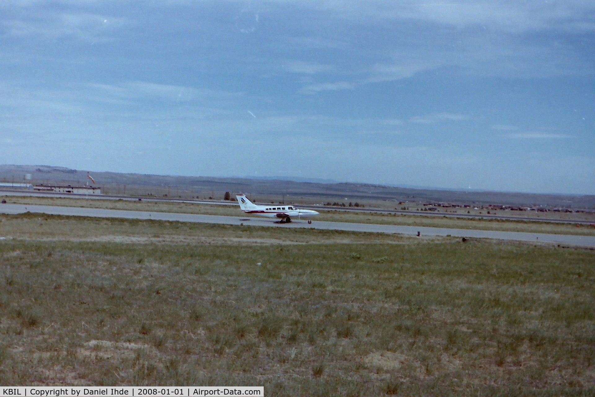 Billings Logan International Airport (BIL) - This is an early early photo of a Big Sky Airlines aircraft departing KBIL in June of 1981.  I believe Big Sky Airlines only began operations a few years prior to this at the most.