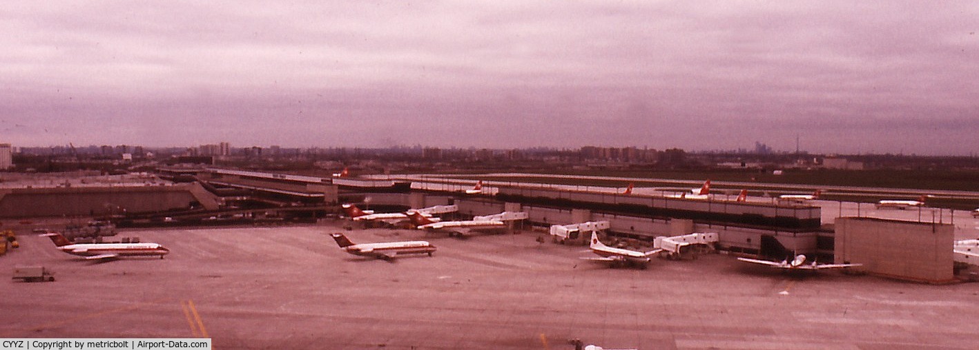 Toronto Pearson International Airport (Toronto/Lester B. Pearson International Airport, Pearson Airport), Toronto, Ontario Canada (CYYZ) - Terminal Two in 1977