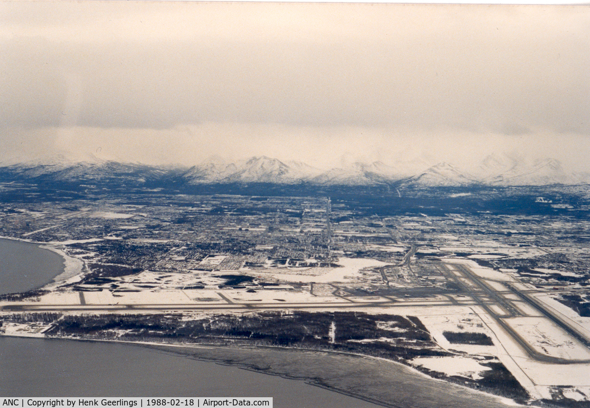 Ted Stevens Anchorage International Airport (ANC) - Alaska , Anchorage Int'l Airport Feb '88