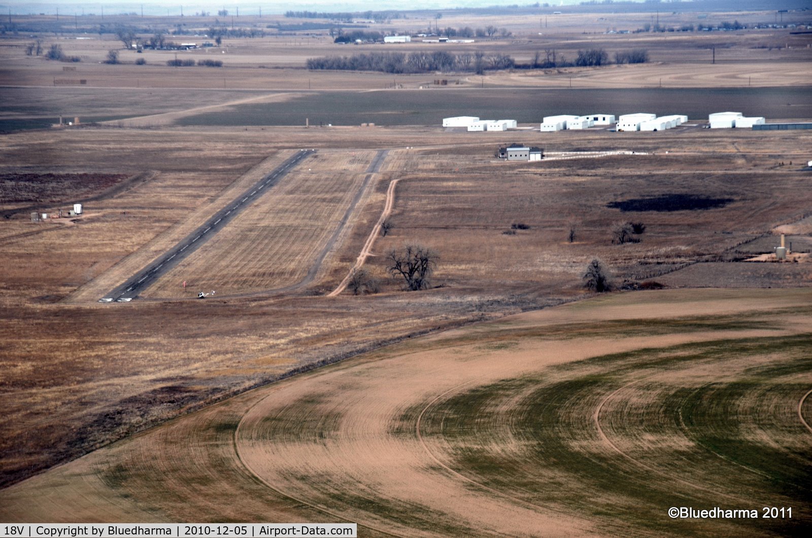 Platte Valley Airpark Airport (18V) - Platte Valley from the South on Final.