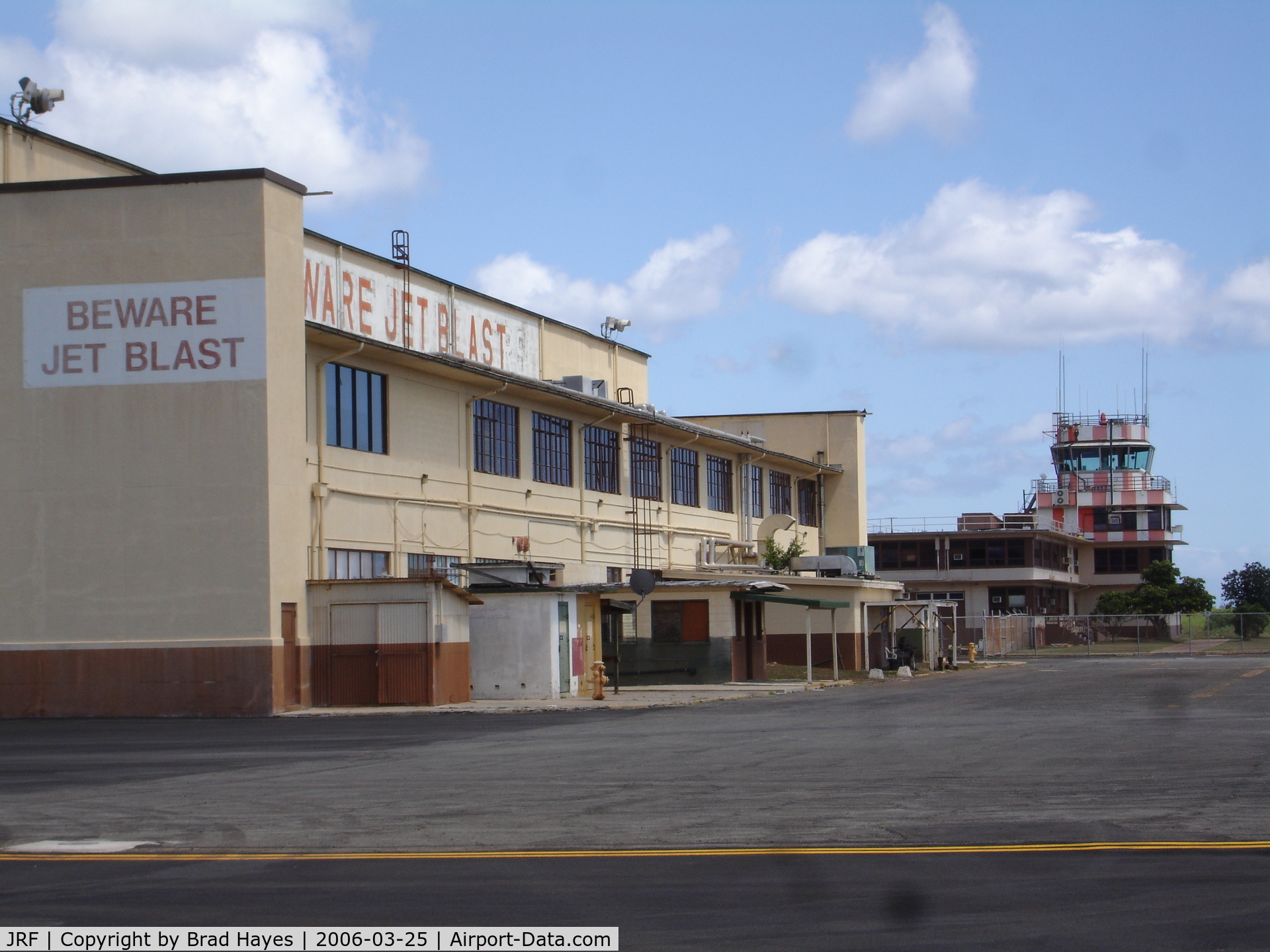 Kalaeloa (john Rodgers Field) Airport (JRF) - Hangar 110 and tower building 4...