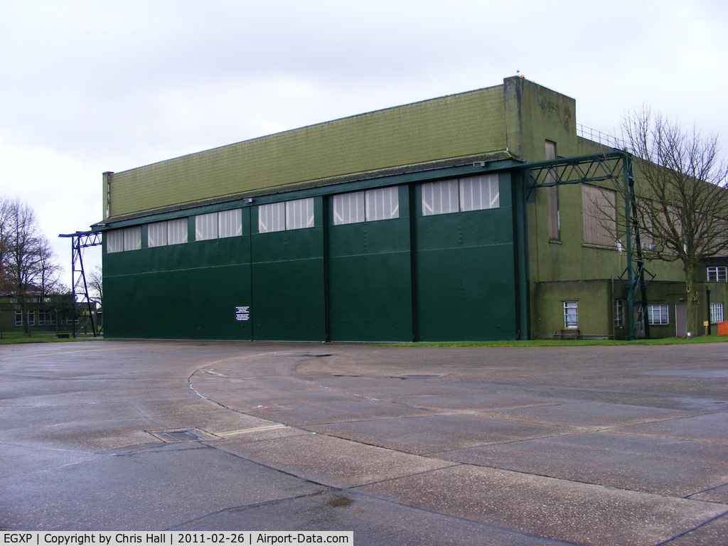 RAF Scampton Airport, Scampton, England United Kingdom (EGXP) - Hangar 2 at RAF Scampton was the home of the famous 617 