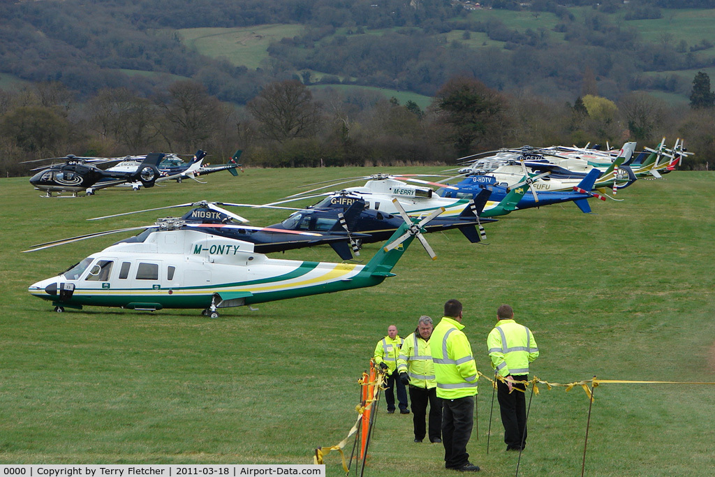 0000 Airport - Visitors to Cheltenham Racecourse on 2011 Gold Cup Day 
