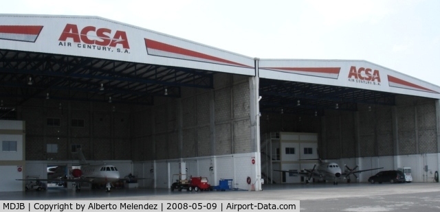 La Isabela International Airport (Dr. Joaquín Balaguer), Santo Domingo Dominican Republic (MDJB) - Air Century Hangars  at MDJB