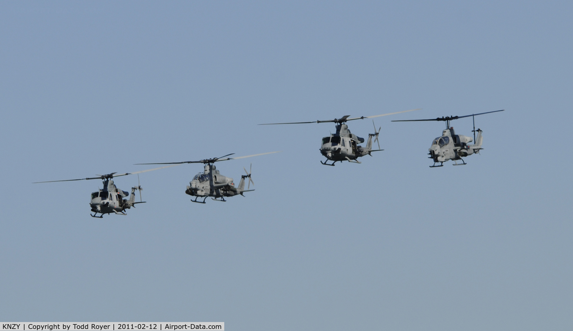 North Island Nas /halsey Field/ Airport (NZY) - Cobras and Hueys from the Marines