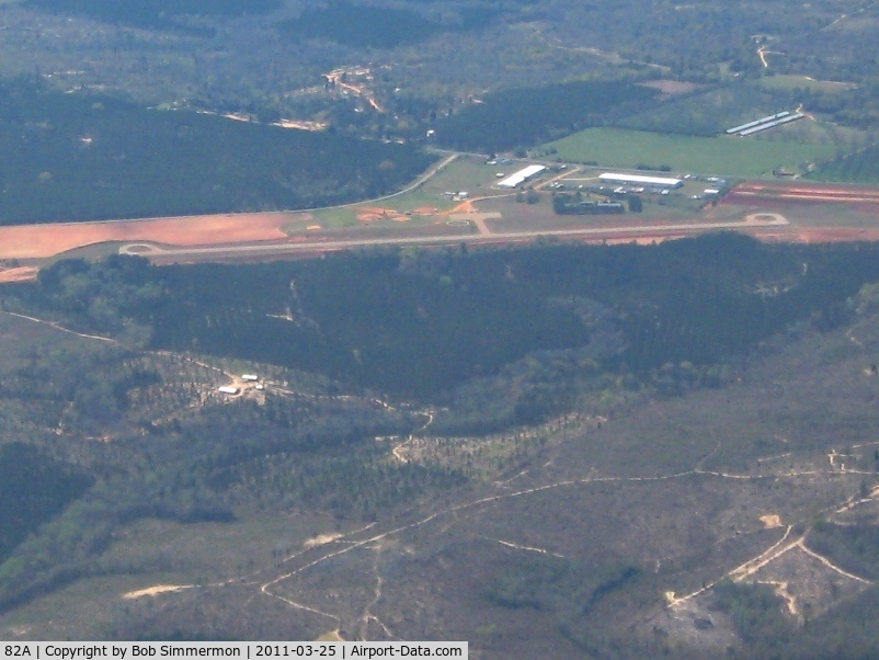 Marion County Airport (82A) - Looking west from 3000'