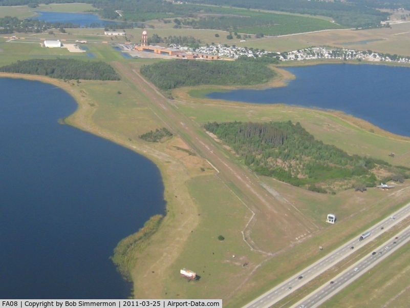 Orlampa Inc Airport (FA08) - Looking NE from 1000'