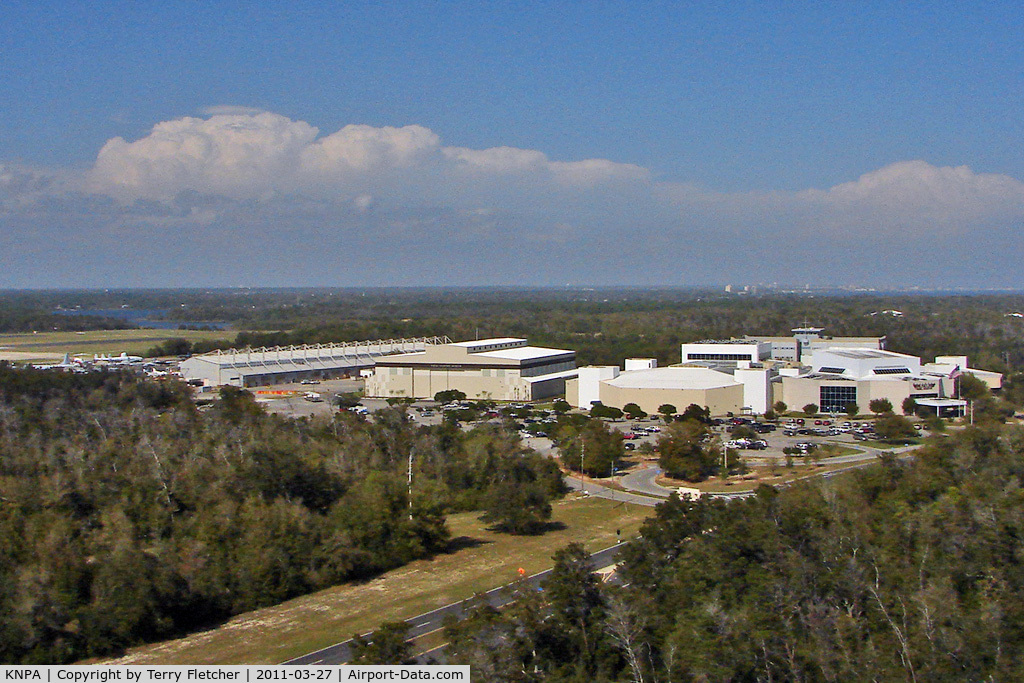 Pensacola Nas/forrest Sherman Field/ Airport (NPA) - View from Pensacola Lighthouse of the National Naval Aviation Museum - Halls and Storage Area