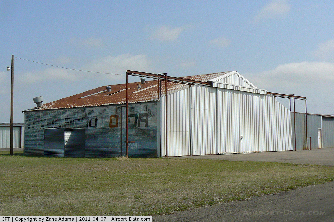 Cleburne Regional Airport (CPT) - Old Aero Colors Hanger at Cleburne Municipal