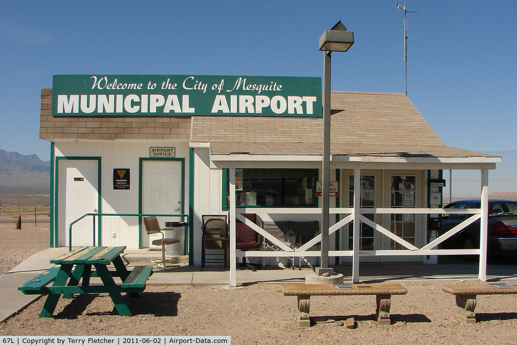 Mesquite Airport (67L) - The offices at Mesquite Municipal , Nevada