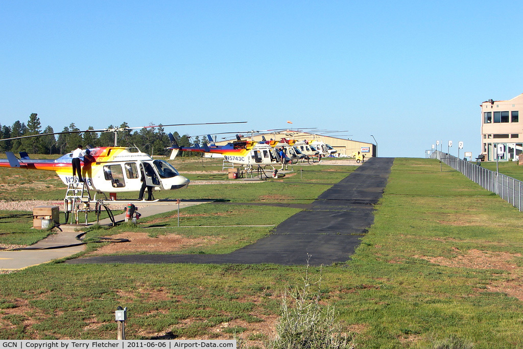 Grand Canyon National Park Airport (GCN) - The Papillion Helicopters Terminal at Grand Canyon