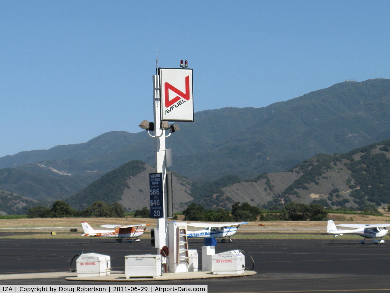 Santa Ynez Airport (IZA) - 100LL Fuel Dock