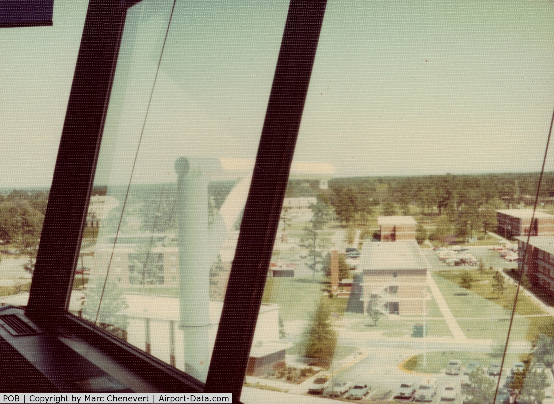 Pope Aaf Airport (POB) - Photo of Pope AFB from Pope Tower - August 1979