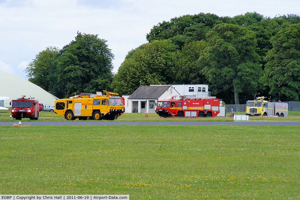 Kemble Airport, Kemble, England United Kingdom (EGBP) - Kemble Airport Fire Trucks
