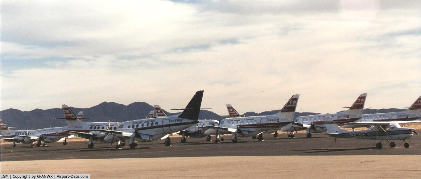 Kingman Airport (IGM) - Jetstreams awaiting scrapping at Kingman AZ. 2002.