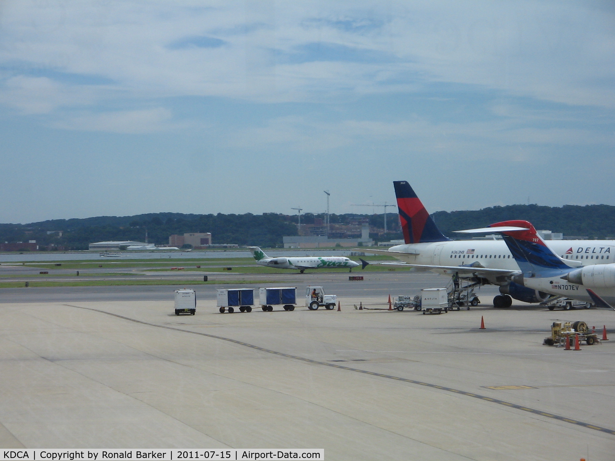 Ronald Reagan Washington National Airport (DCA) - Canadair taxiing DCA